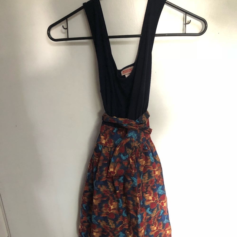 TANK DRESS with waist tie CUTE! Mossimo sz M